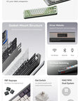 Qwertykeys QK65 MK3 Pre-Built Wireless Mechanical Keyboard