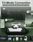 YUNZII C68 Panda Wireless Hi-Fi Mechanical Keyboard