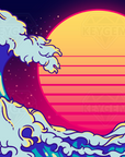The Great Retro Wave Deskmats