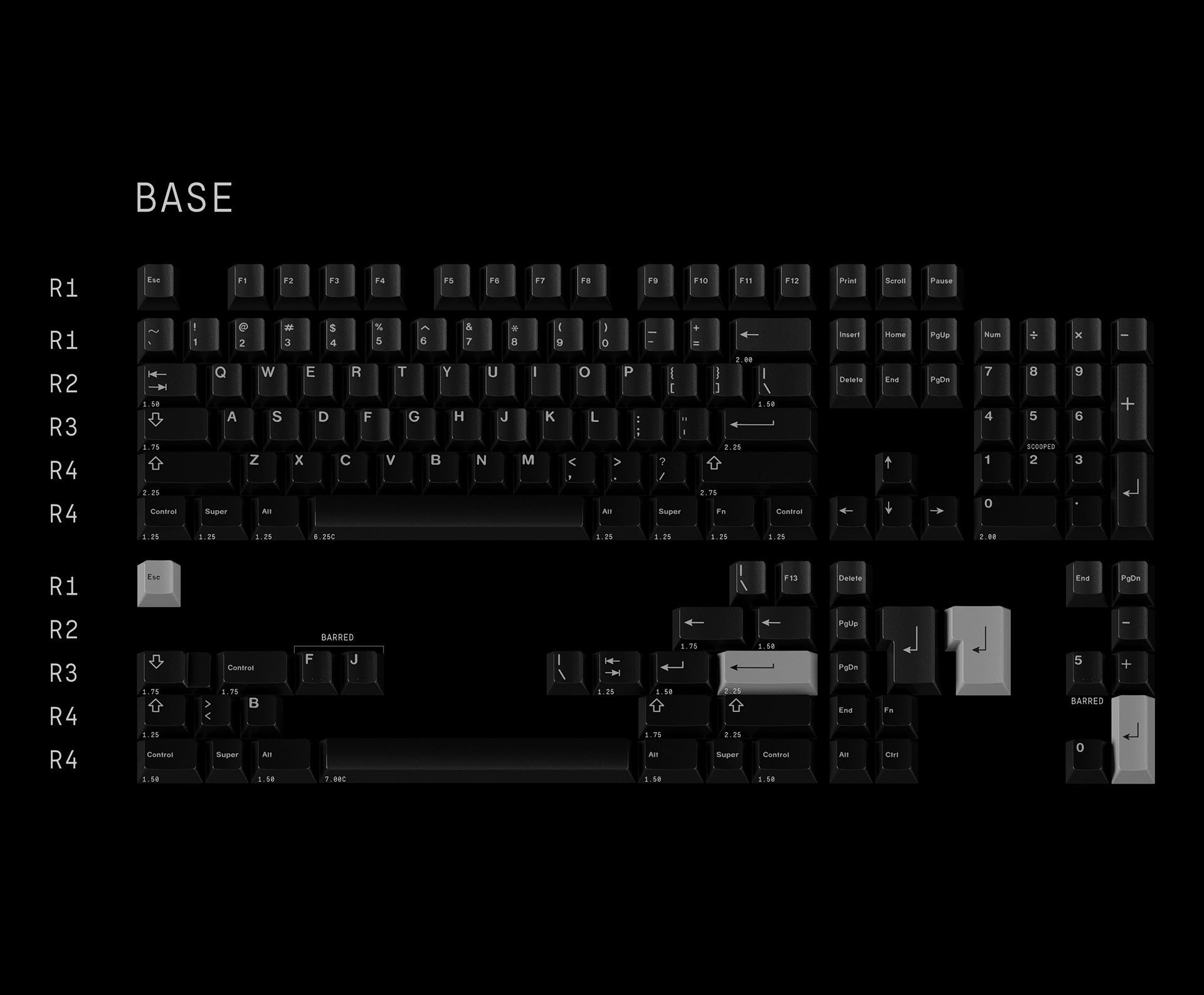 【今夜だけの値下げ】GMK Dolch R5 base + extension 今夜だけの値下げ】GMK Dolch R5 base + extension