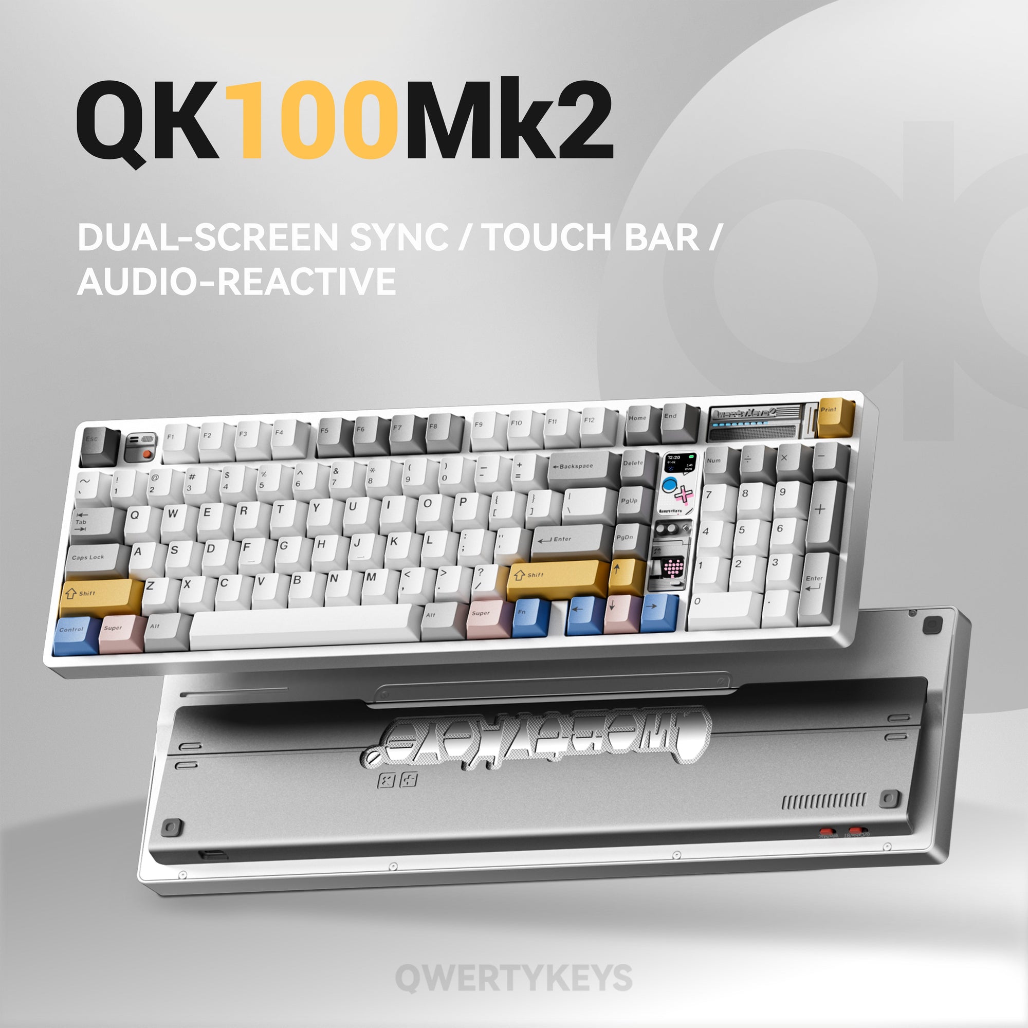 QK100 Mk2 Tri-Mode Pre-Built Wireless Mechanical Keyboard