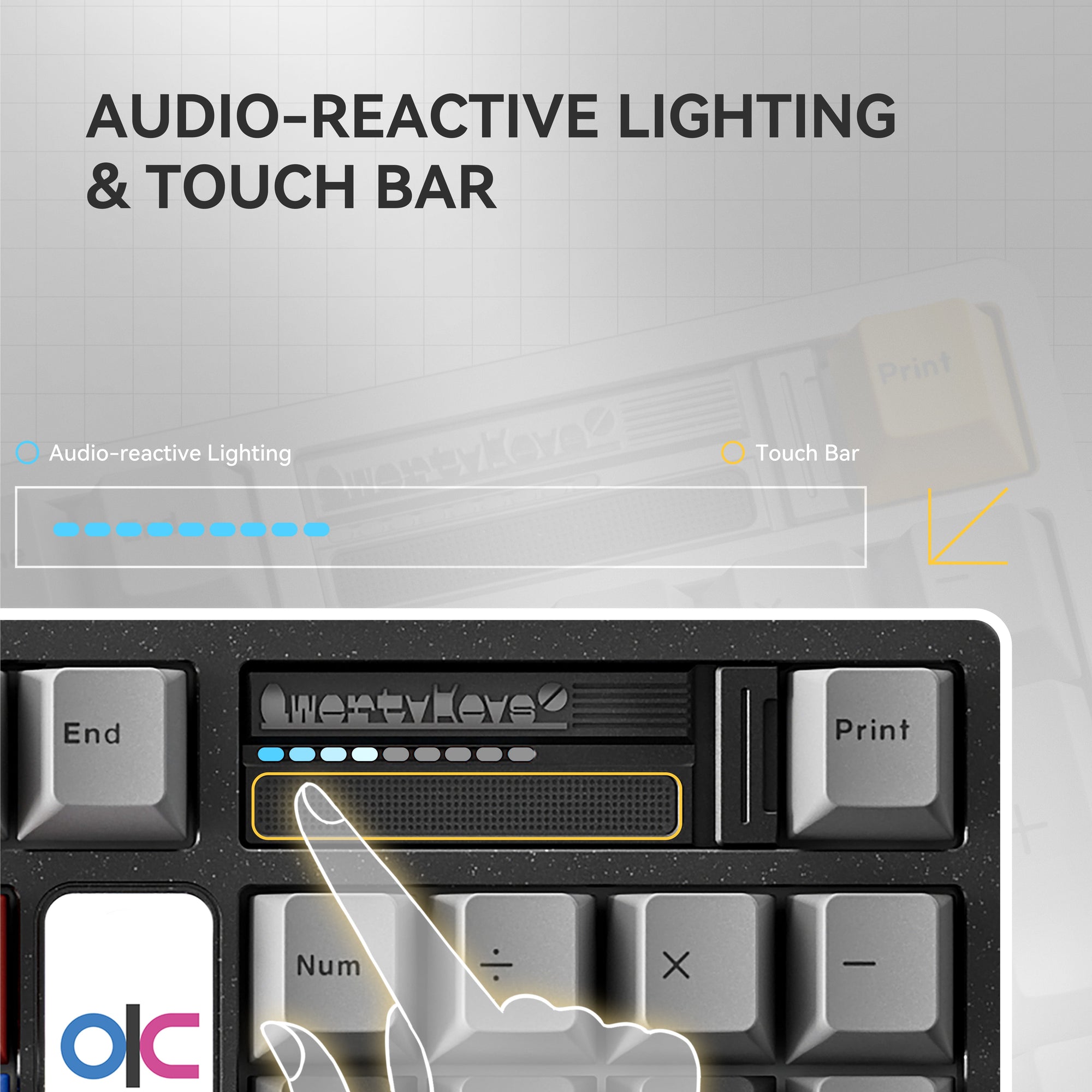QK100 Mk2 Tri-Mode Pre-Built Wireless Mechanical Keyboard