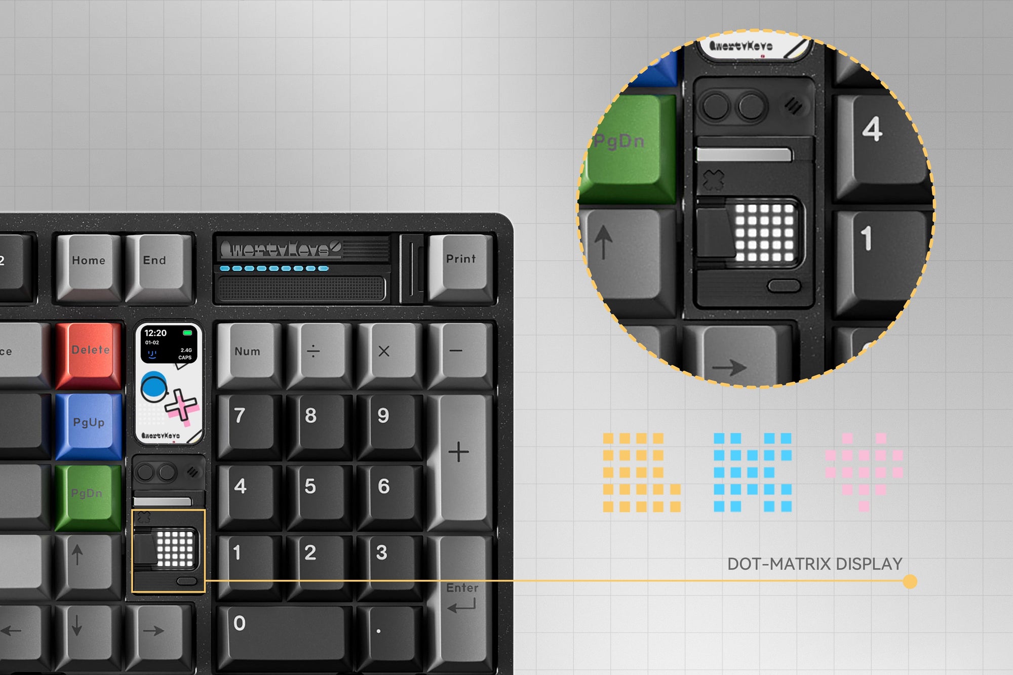 QK100 Mk2 Tri-Mode Pre-Built Wireless Mechanical Keyboard