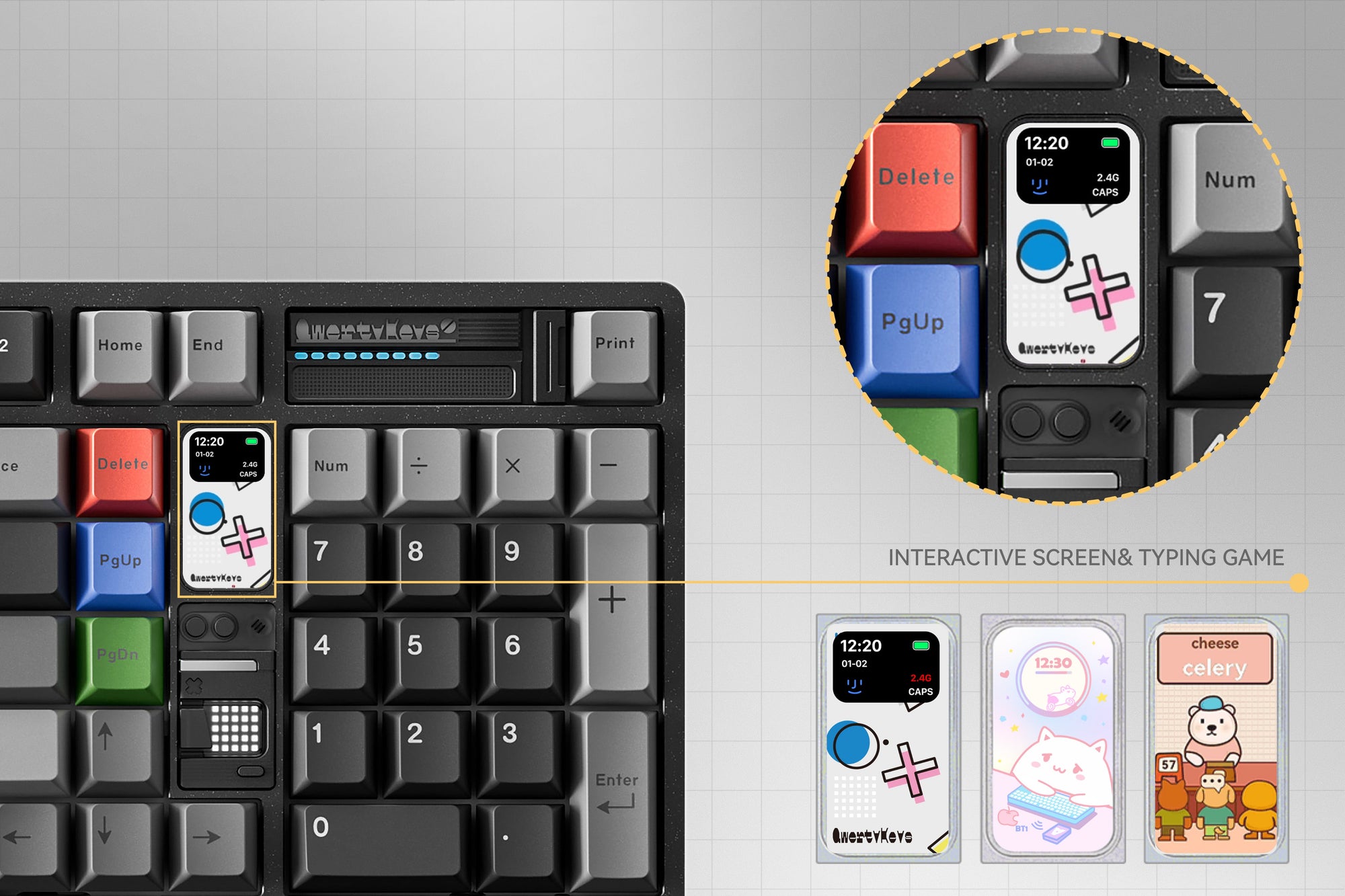 QK100 Mk2 Tri-Mode Pre-Built Wireless Mechanical Keyboard