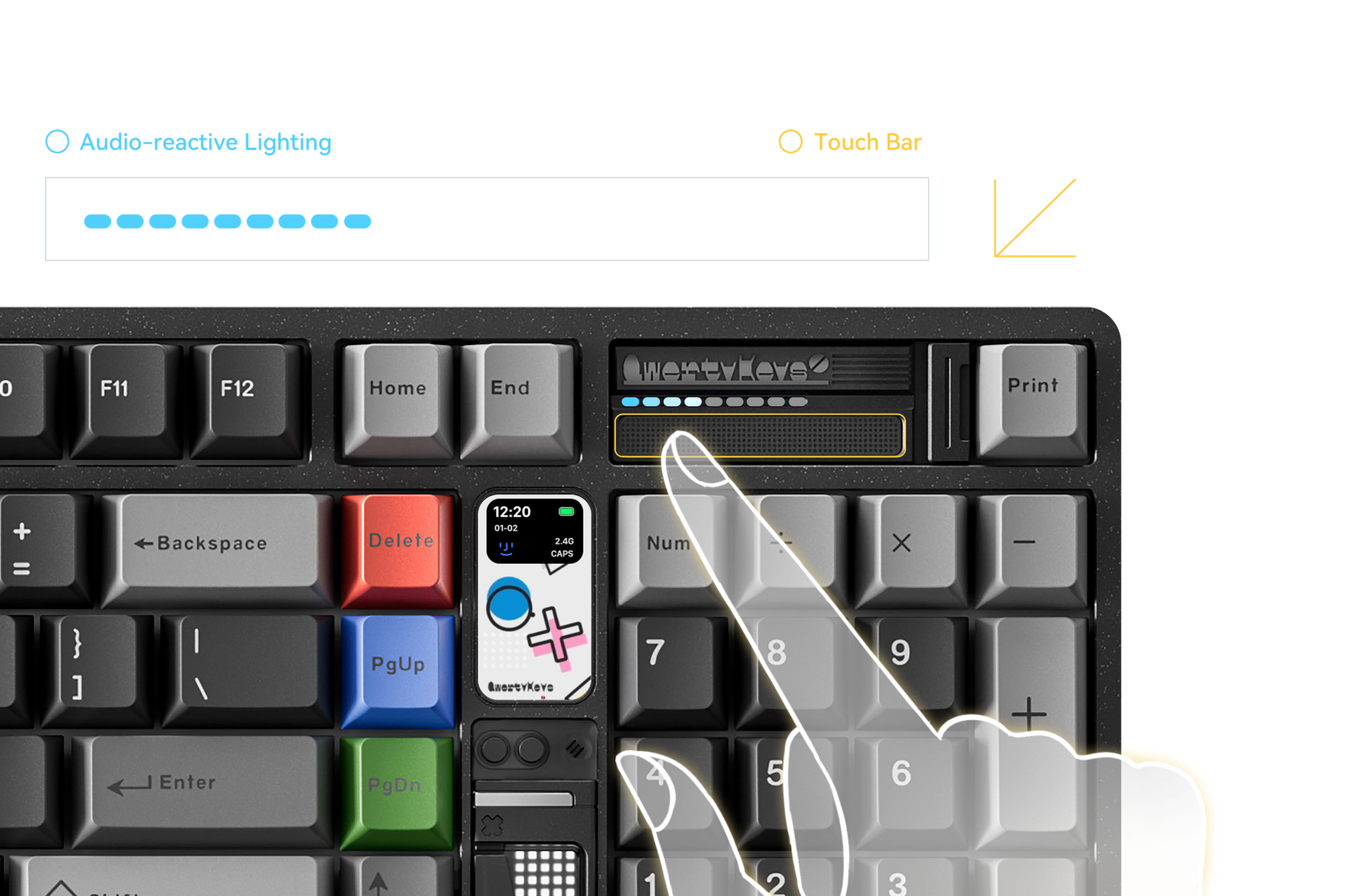 QK100 Mk2 Tri-Mode Pre-Built Wireless Mechanical Keyboard