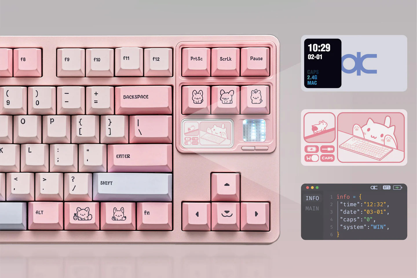 Qwertykeys QK80Mk2 Pre-Built Wireless Mechanical Keyboard