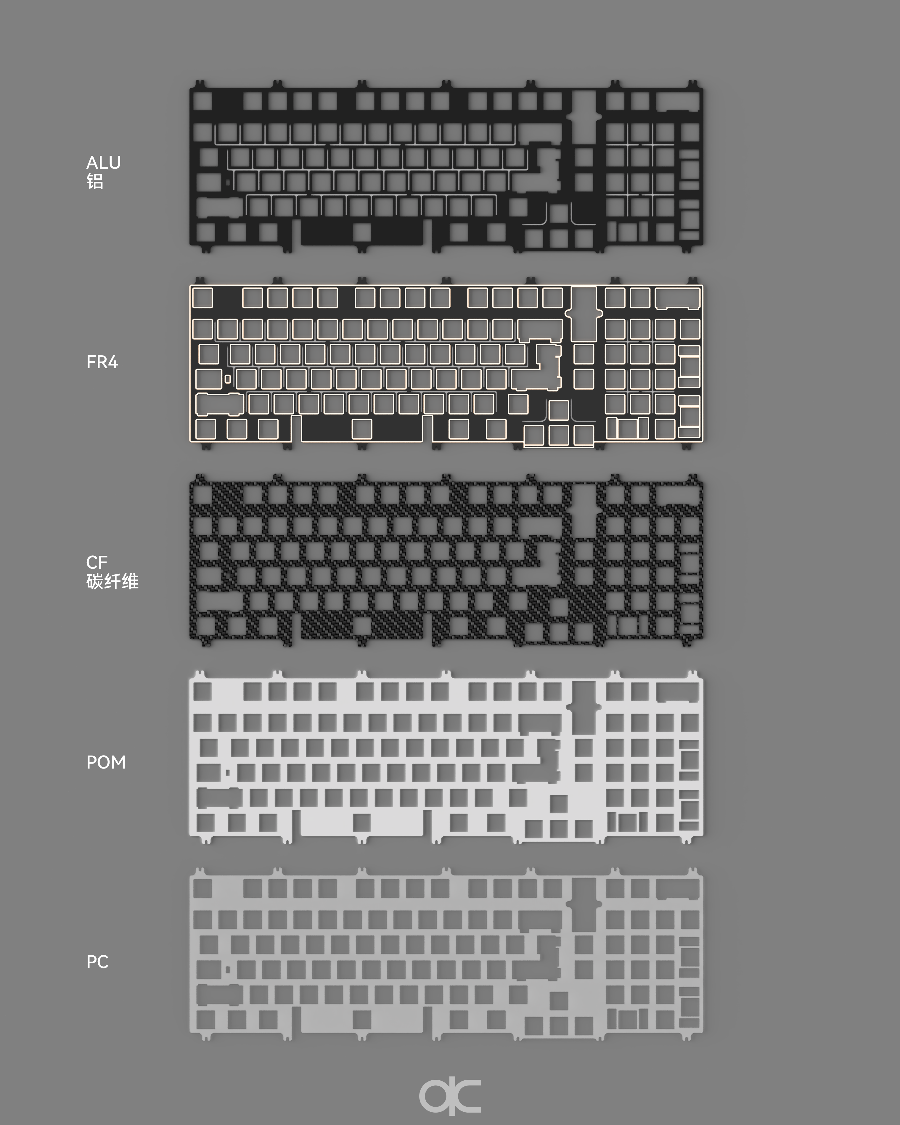 Qwertykeys QK100 - Plates (Pre-Order)