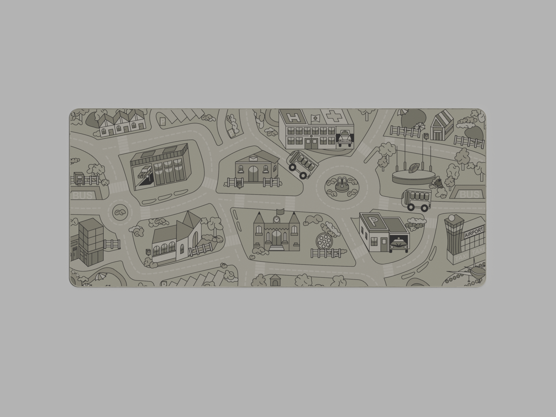 Busy Town R3 Deskmats (Group Buy)