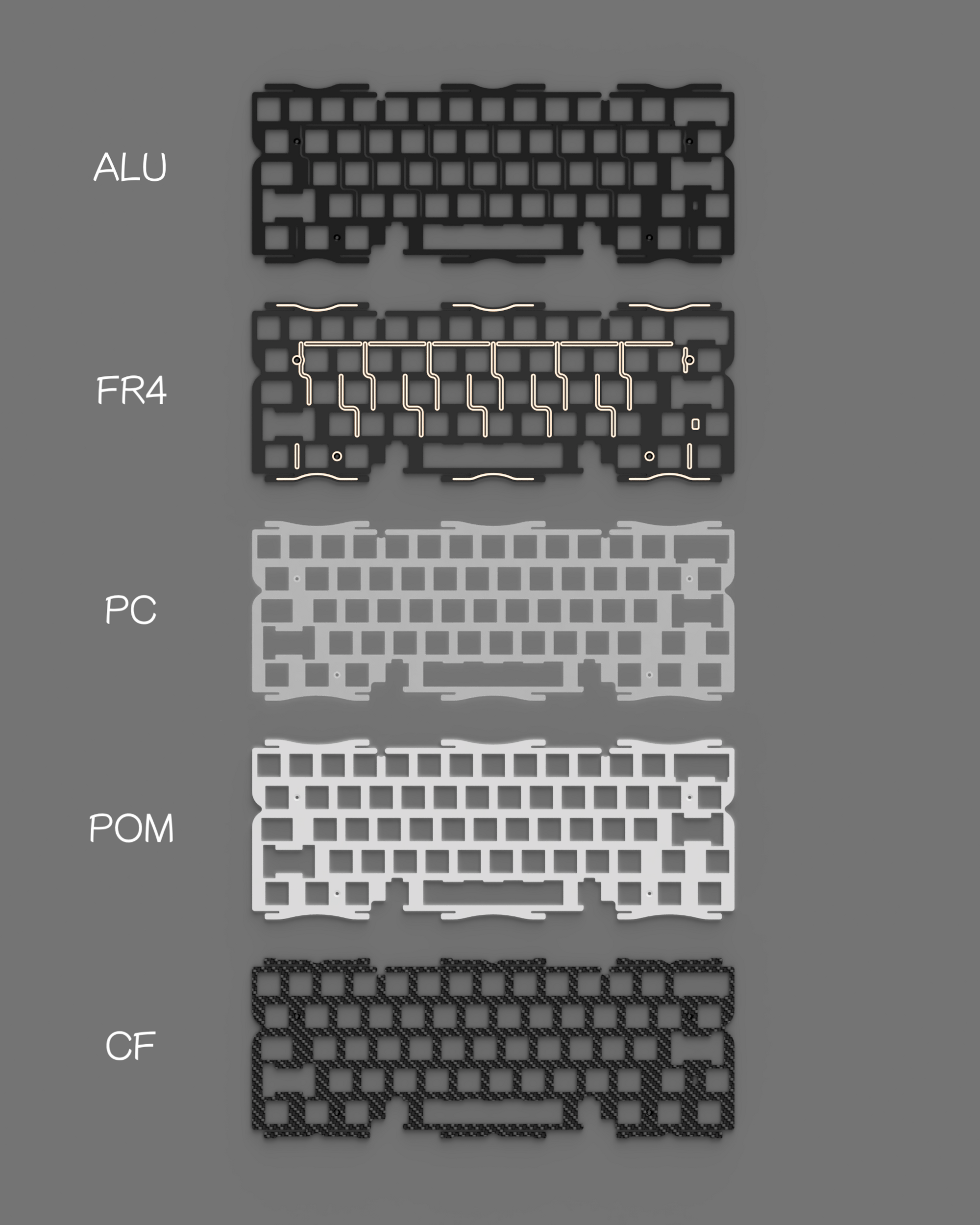 Qwertykeys QK60 R2 - Plates – SwitchKeys