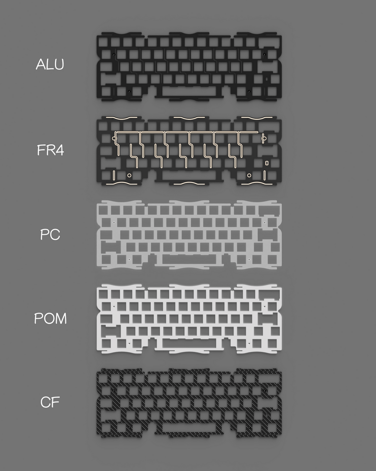 Qwertykeys QK60 R2 - Plates – SwitchKeys