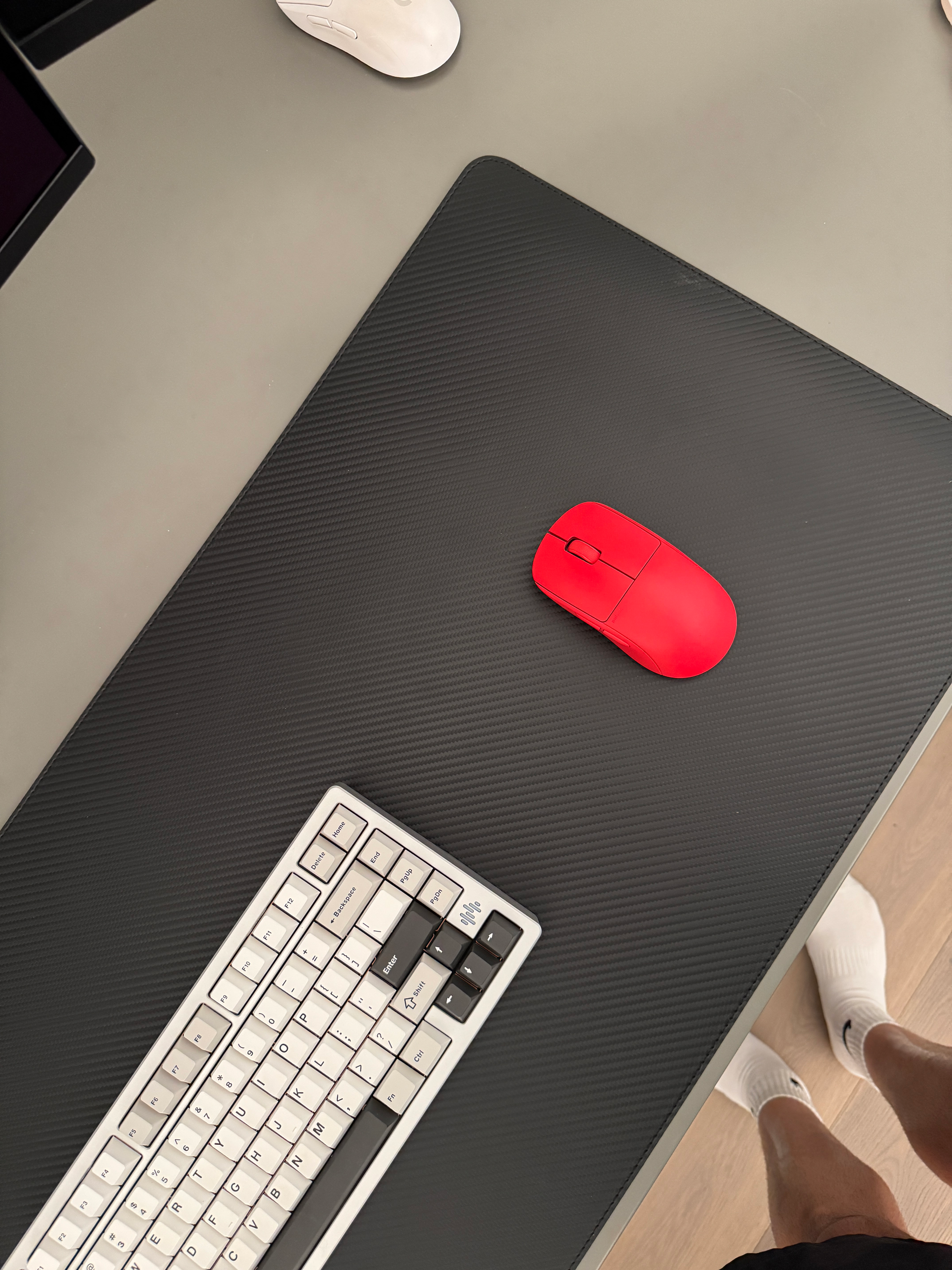 SwitchKeys Carbon Fibre Deskmat