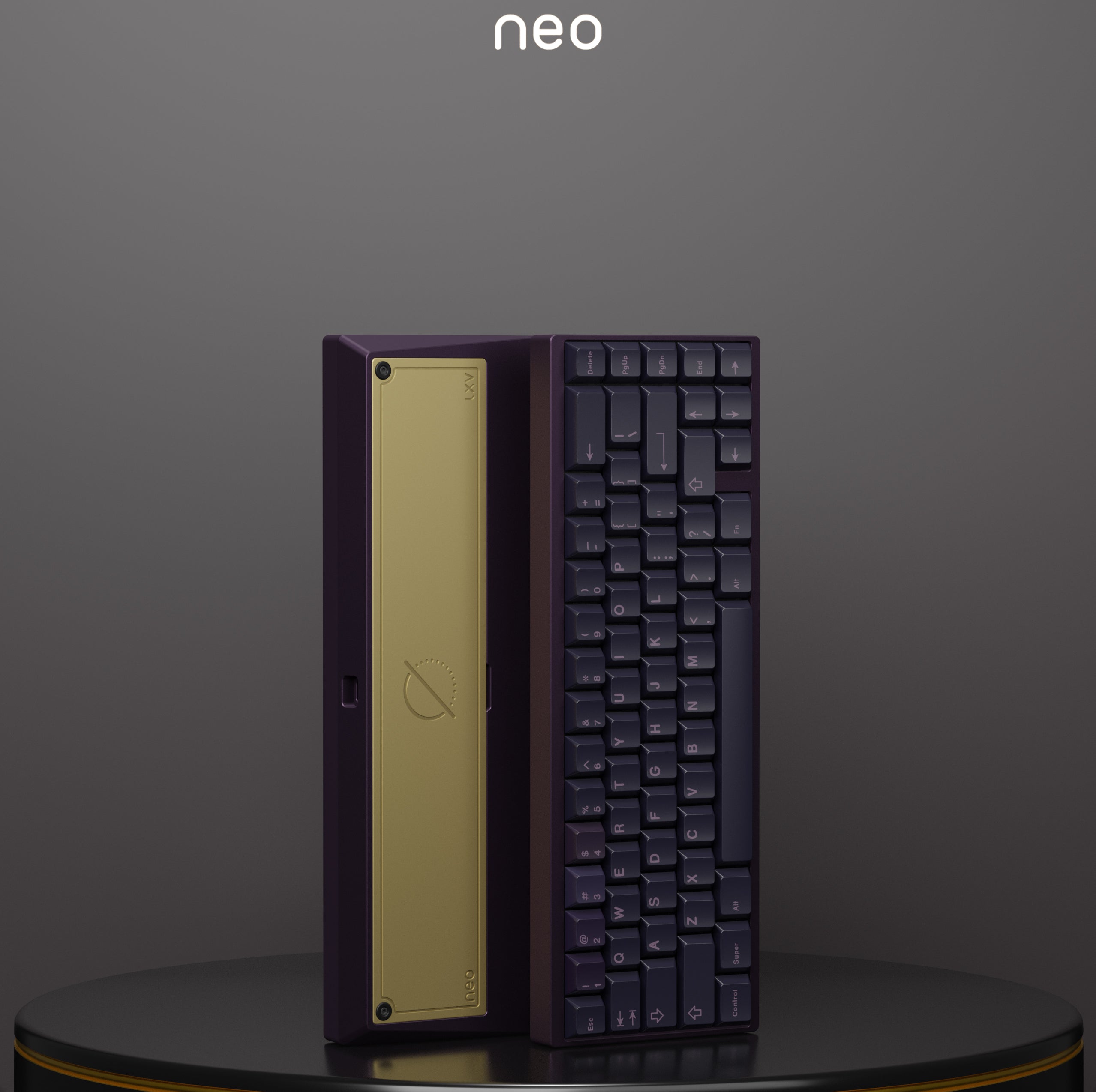 Neo65 Purple Aluminum Plate自作キーボード Neo65 Purple Aluminum Plate自作キーボード Neo65 - Keyboard