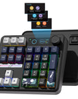 Womier SK30 Mini Wireless Keyboard with Multimedia Knob & Screen