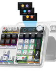 Womier SK30 Mini Wireless Keyboard with Multimedia Knob & Screen