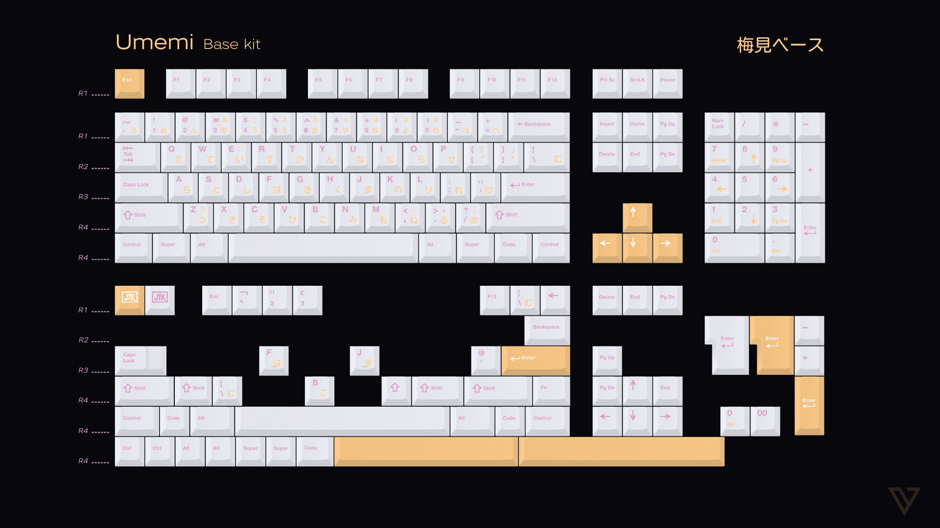Keyboard 4990 JTK Hanami – SwitchKeys
