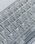 Lelelab Crystal Colour Printed Keycaps