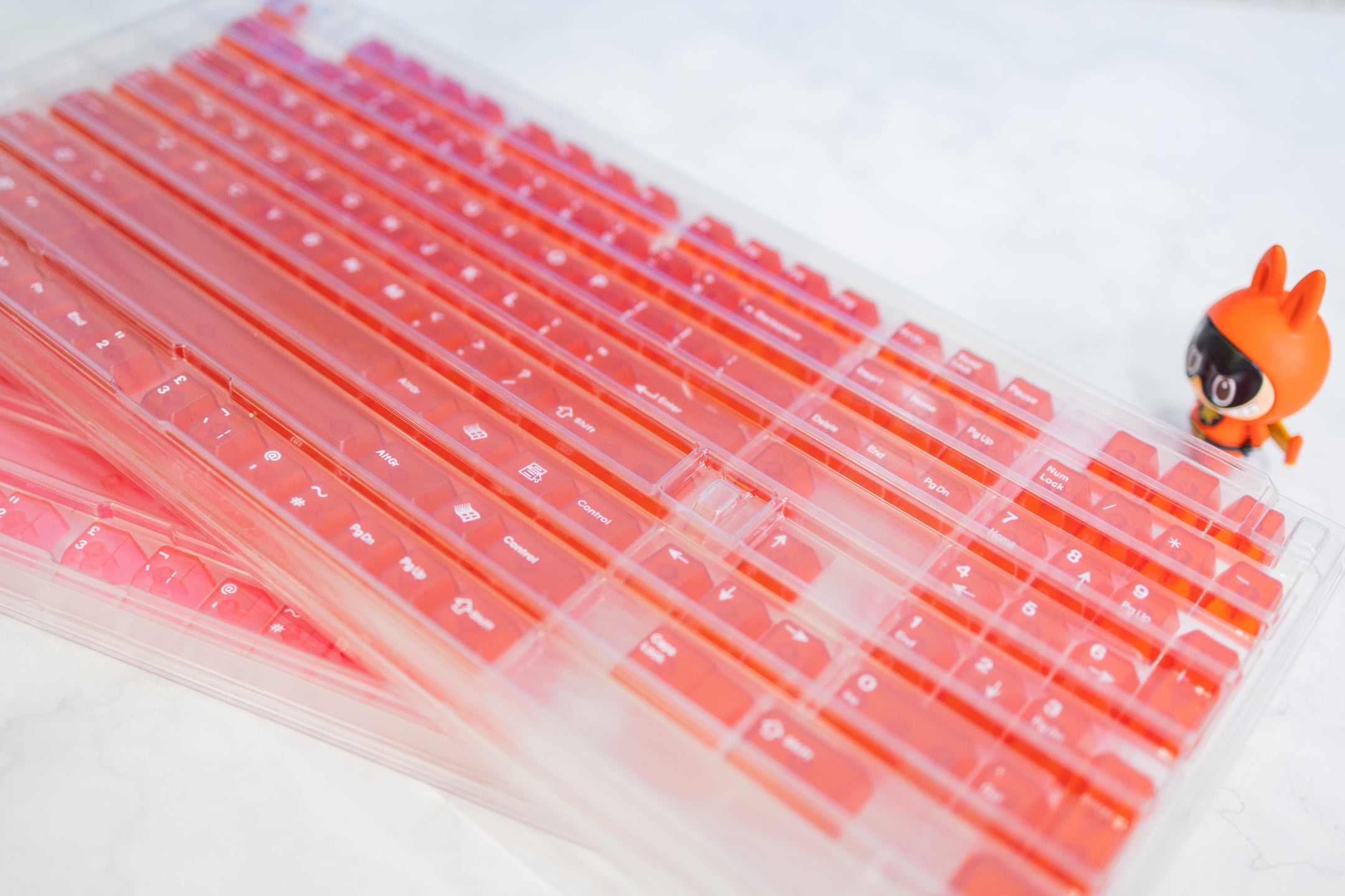 Lelelab Crystal Colour Printed Keycaps