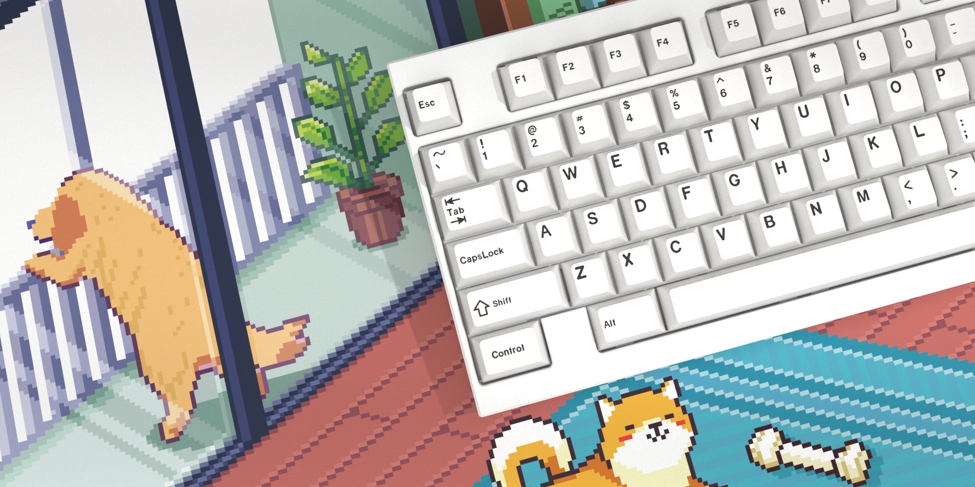Dot Cat Dot Dog Deskmats