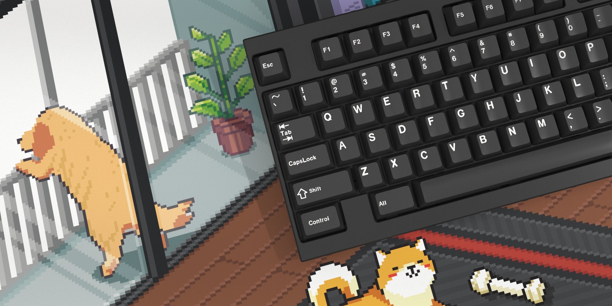 Dot Cat Dot Dog Deskmats