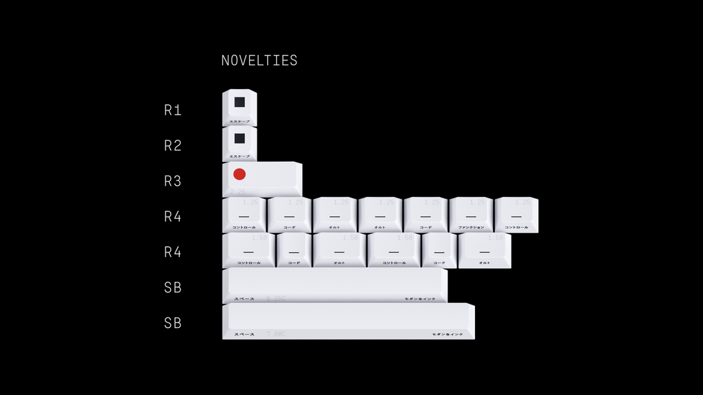 GMK Modern Ink SwitchKeys