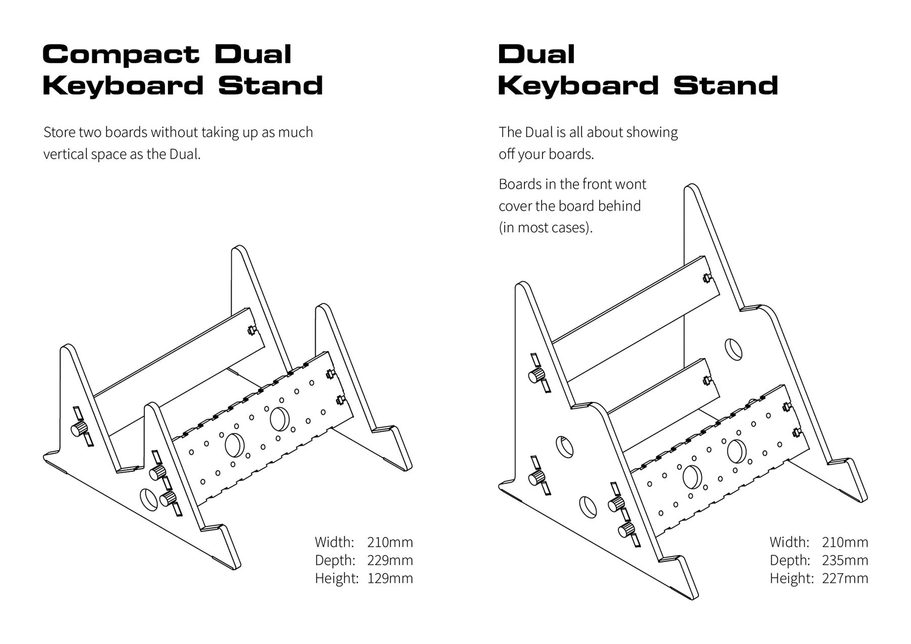 Laser Ninja Keyboard Stands