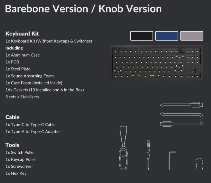 Keychron Q3 - Barebones Kit