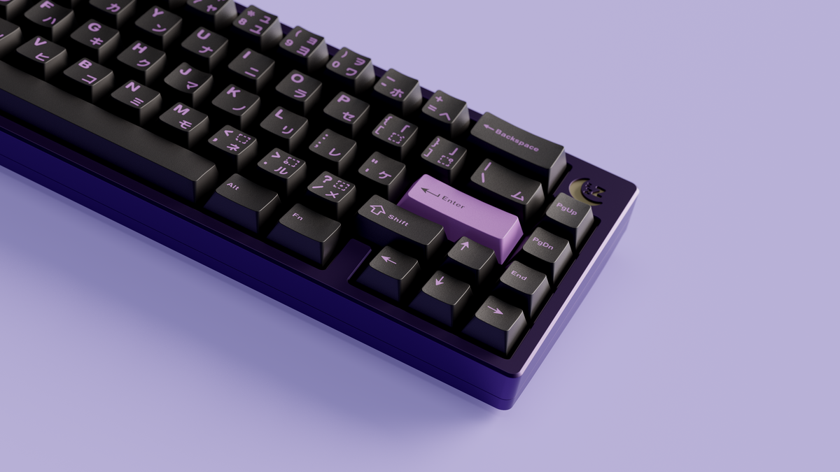 GMK Lilac on Black – SwitchKeys