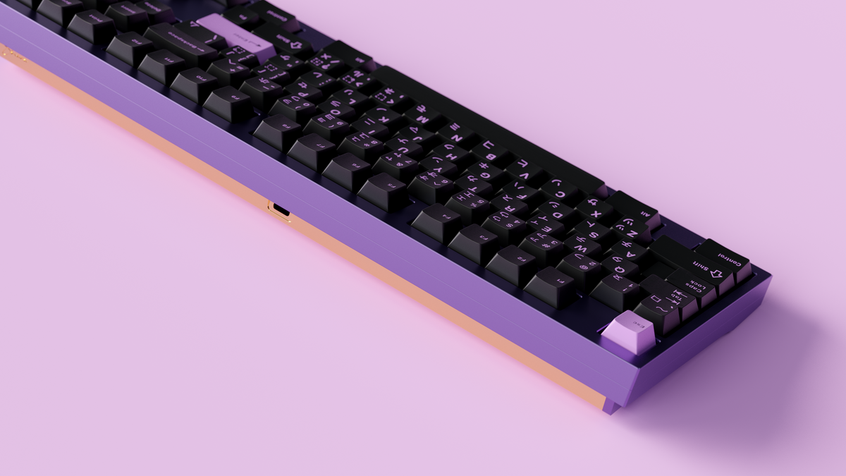 Lilac Keyboad GMK Lilac on Black (Ended) – SwitchKeys